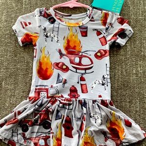 Posh peanut fireman twirl NWT